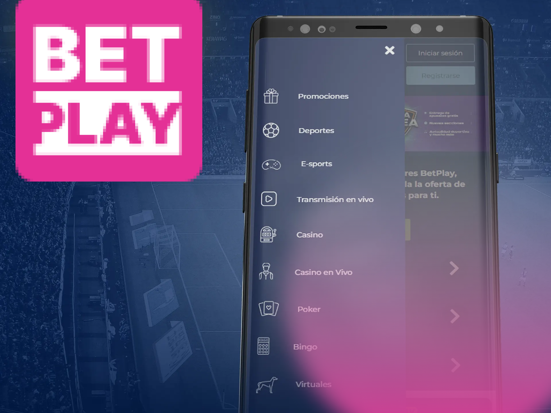 BetPlay versión web móvil